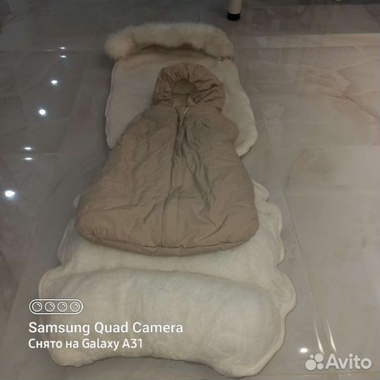 Конверт на выписку зимний для мальчика