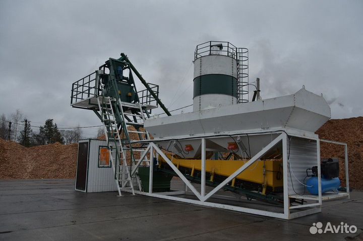 Бетонный завод мобильный 15 м3