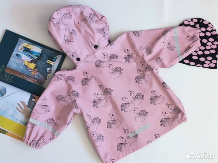 Куртка дождевик для девочки 92 Швеция