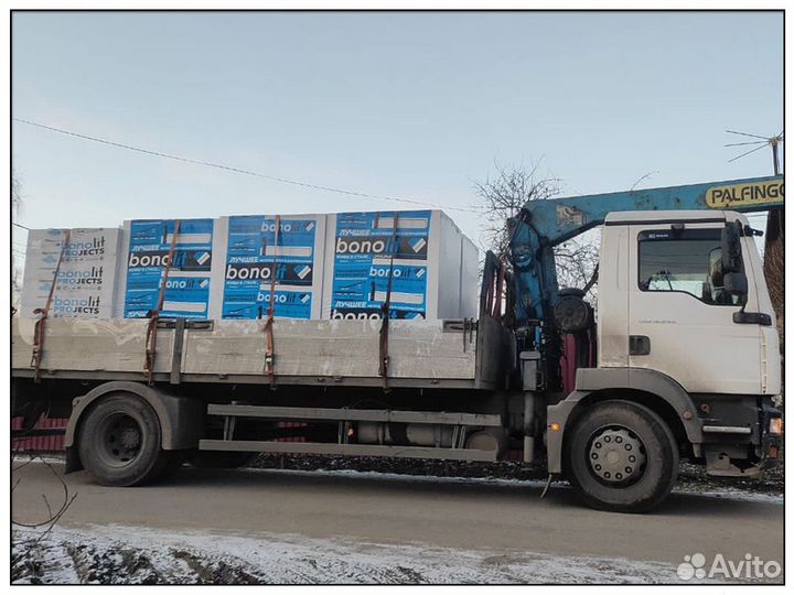 Газосиликатные блоки, газобетон Бонолит