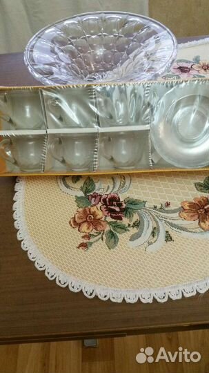 Кофейный набор из стекла