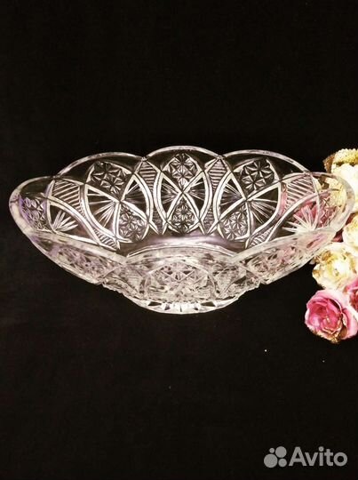 Фруктовница хрусталь эксклюзив 20 см ориг