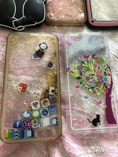 Чехлы для iPhone 6 жидкий блеск