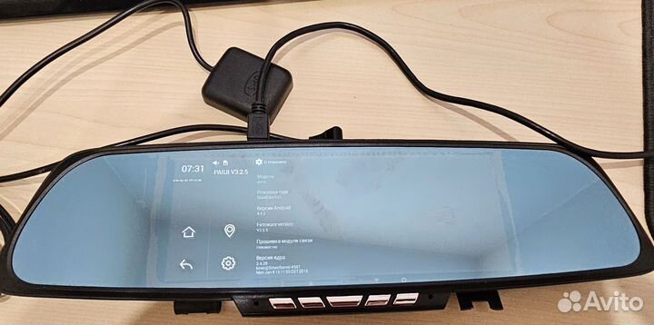 Видеорегистратор-зеркало JunSun android (нeдoрoгo)