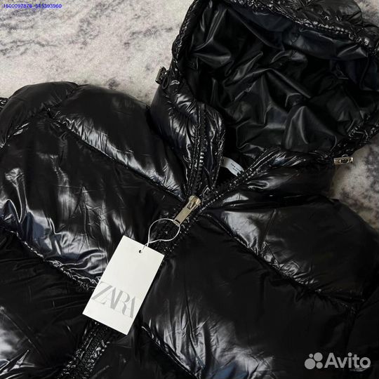 Пуховик Zara x Moncler puffer jacket (Арт.22603)