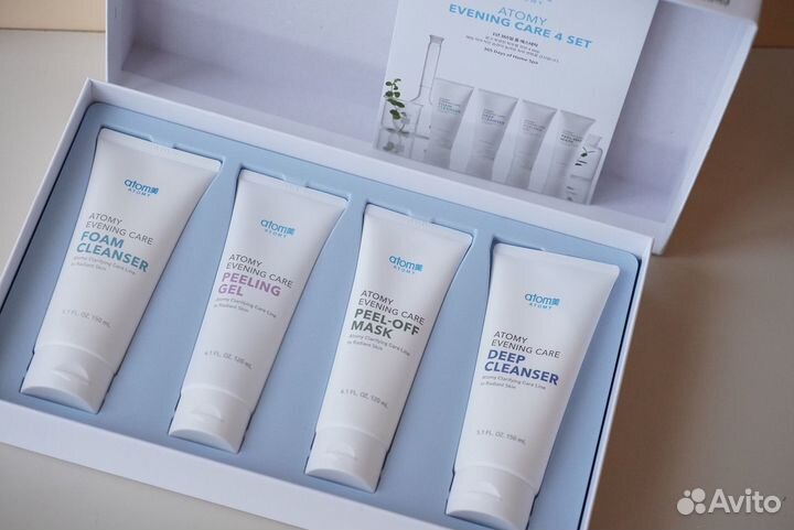 Нaбop косметики evening carе 4 sет от Aтоми