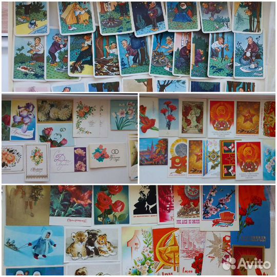 Открытки советские СССР и карточки