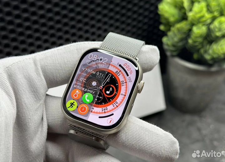 Apple Watch 9 Amoled новые 2023 + Ремешок