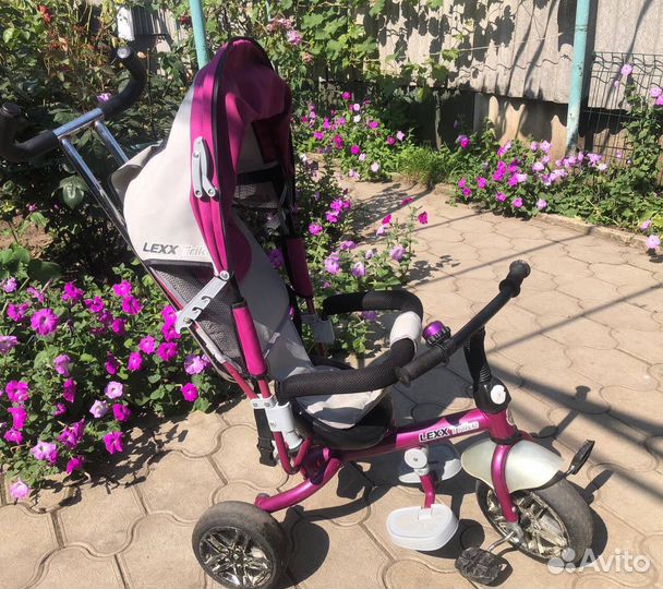 Прогулочная коляска велосипед