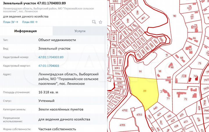 Участок 9 га (ИЖС)