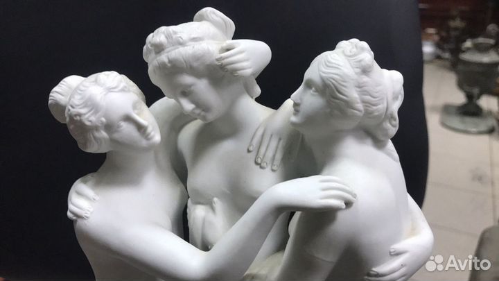 Статуэтка Три грации. Зитцендорф(Sitzendorf). Герм