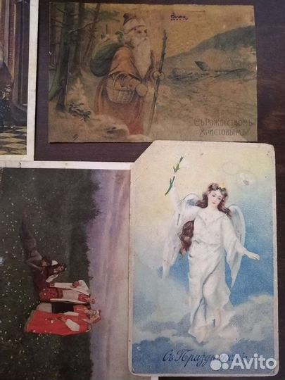 Лот старинных открыток. 7шт