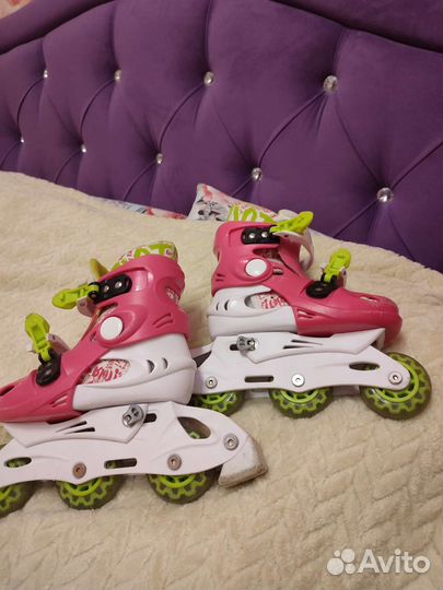 Роликовые коньки детские раздвижные