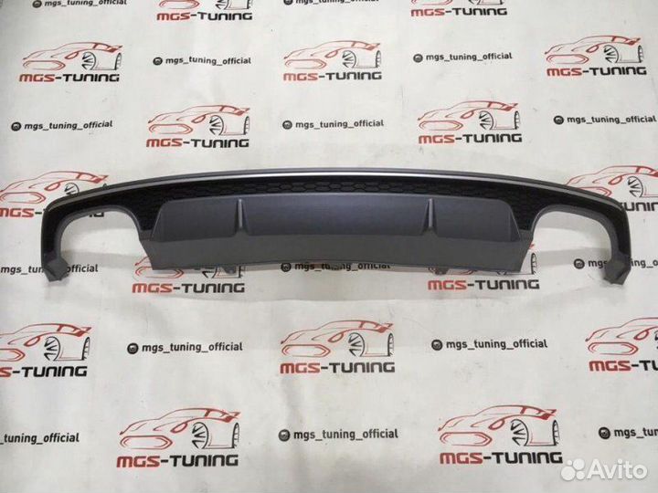 Диффузор на Audi A7 14-17 гг. S7 для S-line