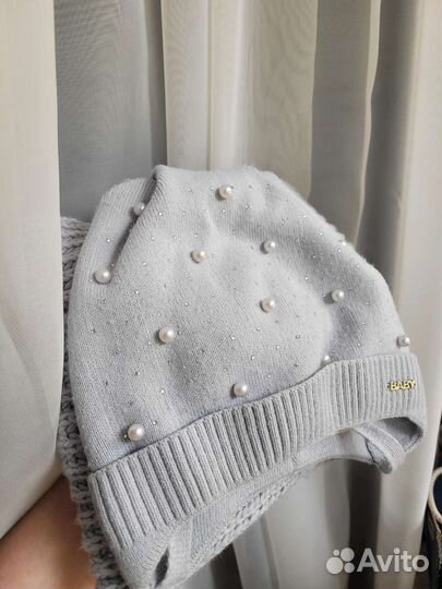 Шапка и снуд для девочки