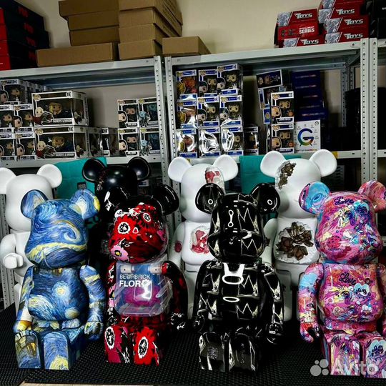 BearBrick 70см с кристаллами