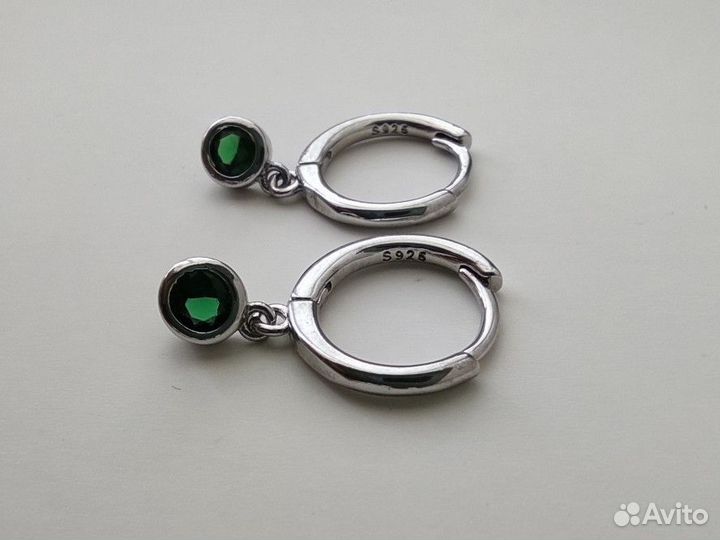 Серьги серебряные