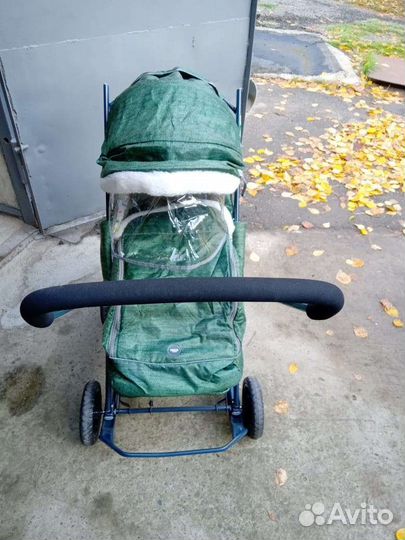 Зимние Санки Ника кидс складные с колёсами нд 8-1