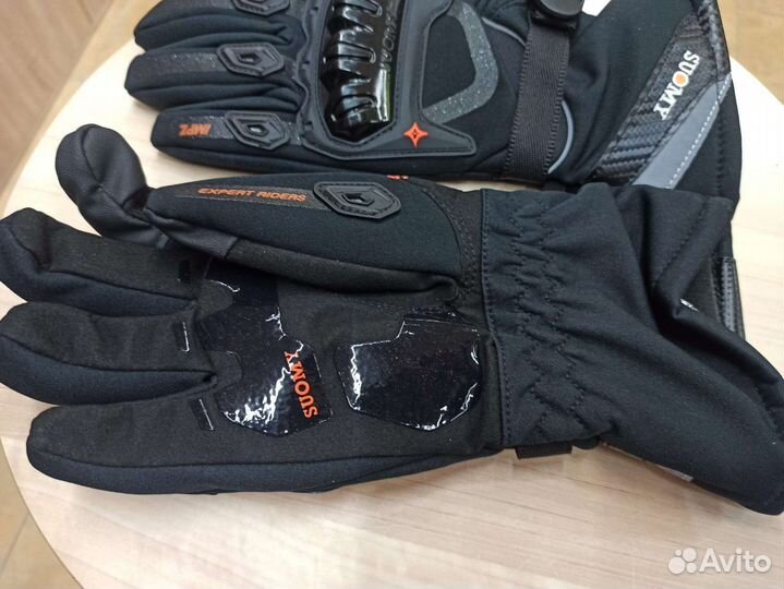 Финские теплые мотоперчатки-краги