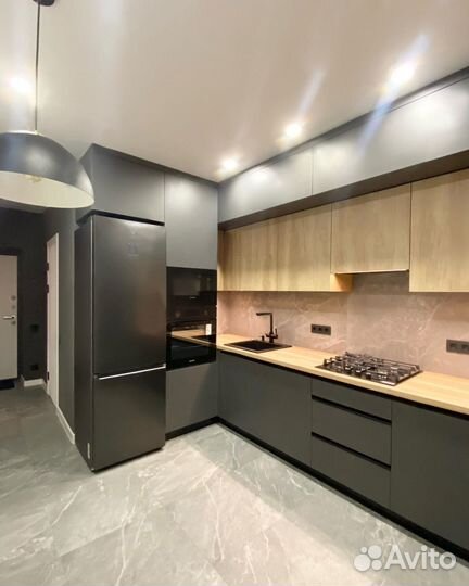 Кухонный гарнитур. Кухня с антресолями ксп:27353