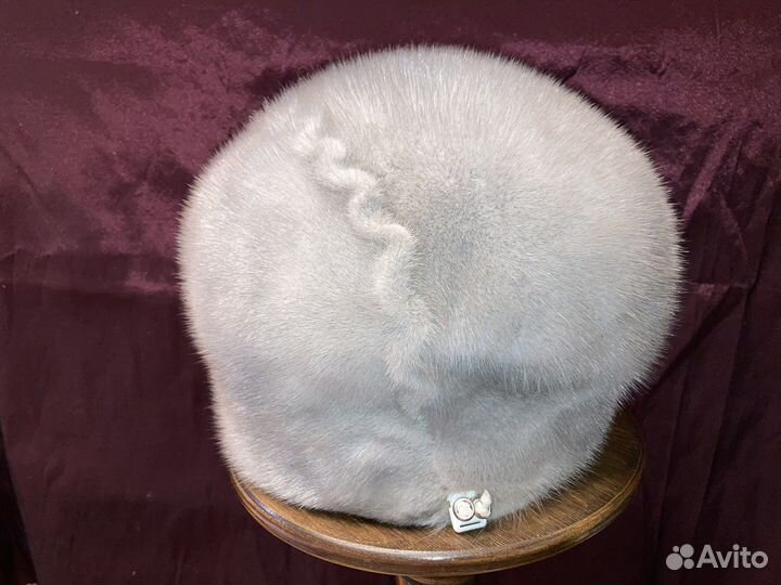 Шапка норковая женская 58 р-р