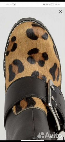 Ботинки ASOS кожаные