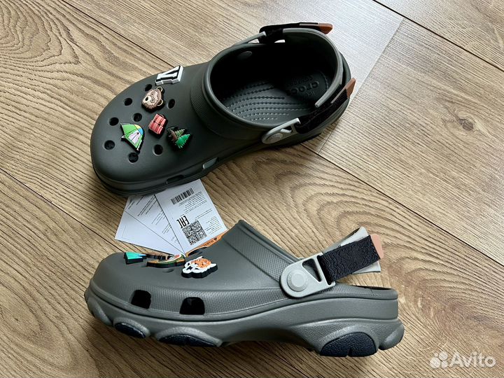 Crocs новые сабо All Terrain Olive 38