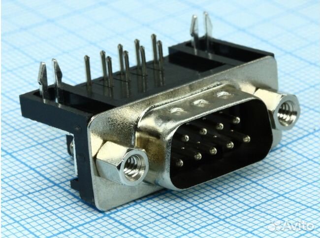 Вилка 9 pin на плату 9.4мм