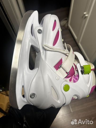 Коньки nordway раздвижные 34-37