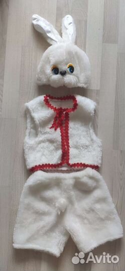 Новогодний костюм зайца прокат