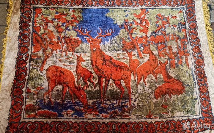 Покрывало плюшевое СССР