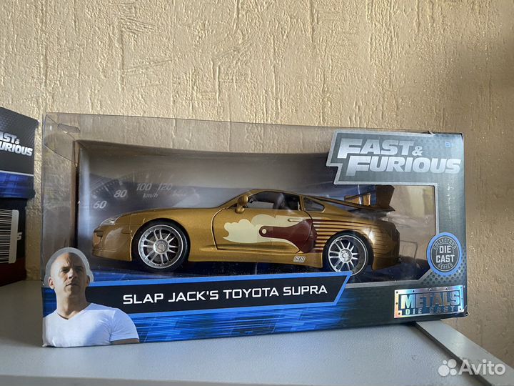 Fast and furious 1:24 toyota supra модель