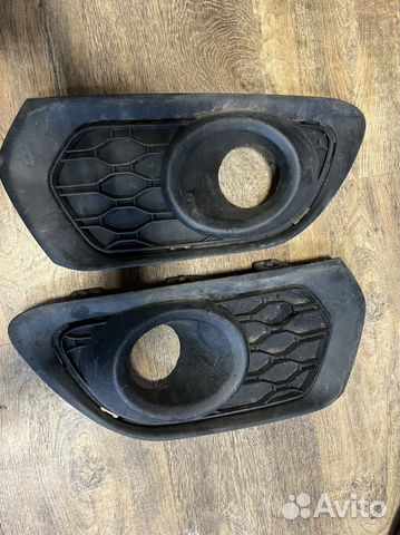 Renault logan 2 заглушки переднего бампера