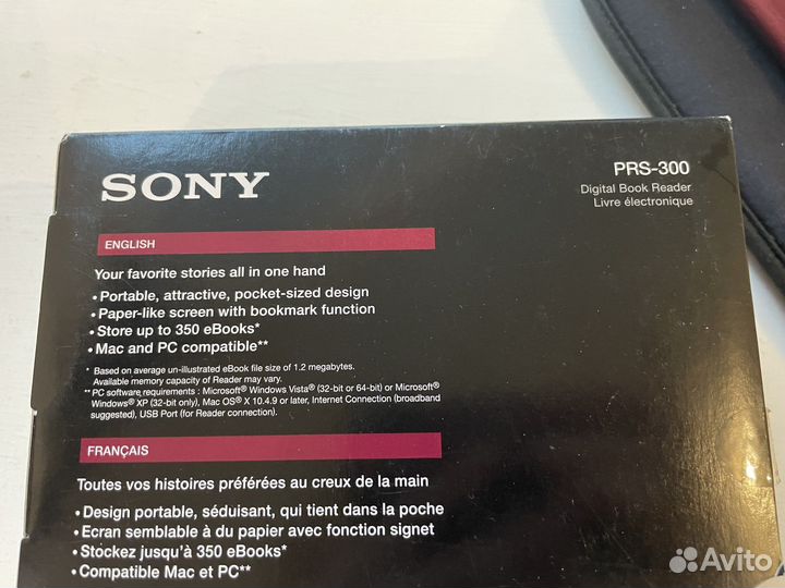 Электронная книга sony