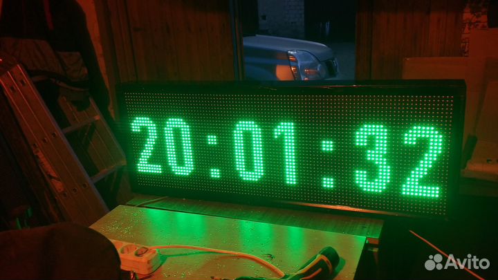 Светодиодные часы, Бегущая строка,Температура,Дата