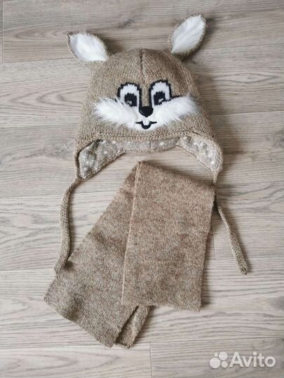 Комплект шапка и шарф