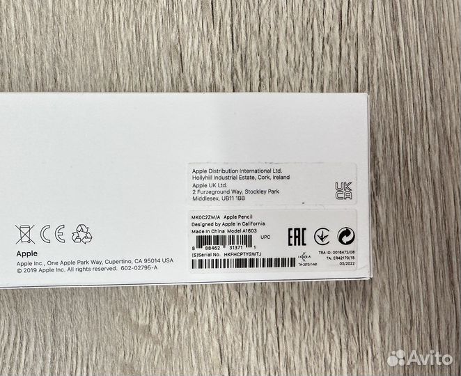 Стилус apple pencil 1