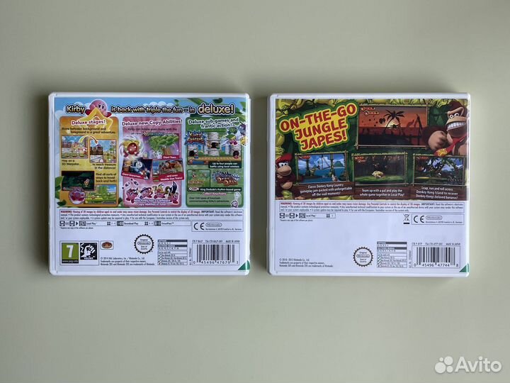 Kirby и Donkey Kong для Nintendo 3ds