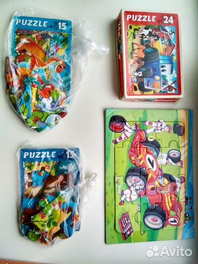 Раскраска-пазл, пазлы