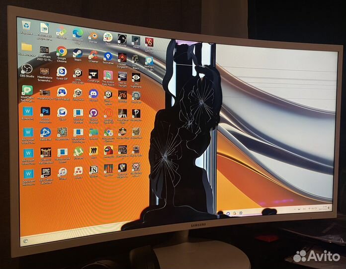 Монитор 32 Samsung C32F391Fwi