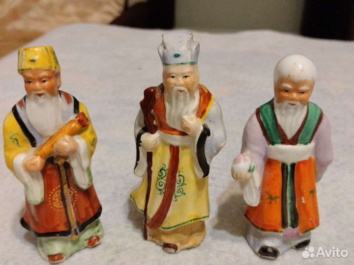 Фарфоровые статуэтки 1900-1950гг. Мудрецы