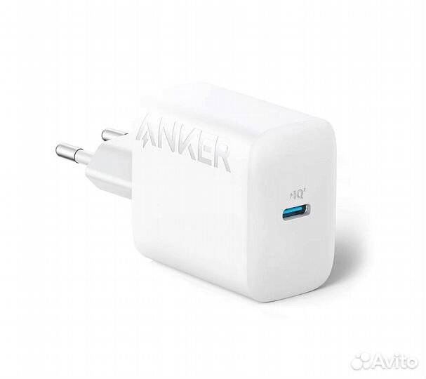 Сзу адаптер anker 312 USB-C 20W (A2347), с кабелем