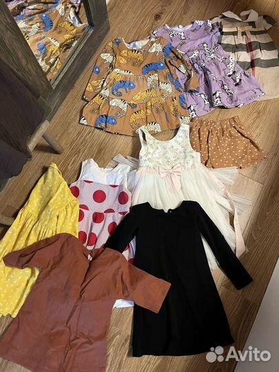 Одежда для девочки 104-110 + зимний комбез