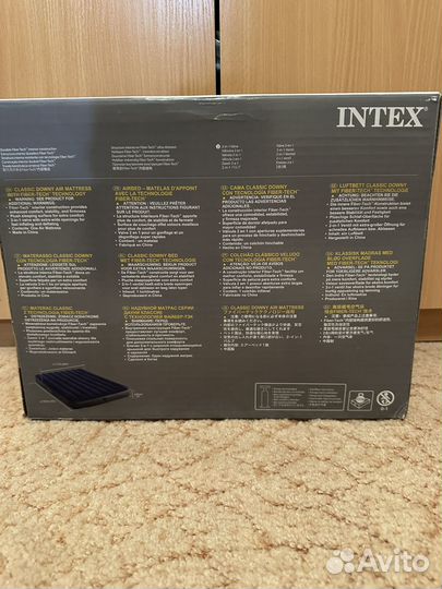 Надувной матрас intex 137/191