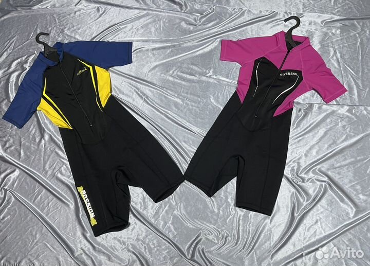 Гидрокостюм лайкра неопрен 1.5 мм мужской женский