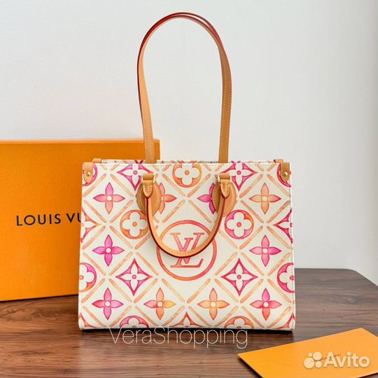 Cумка Louis Vuitton под заказ On The Go Tiles