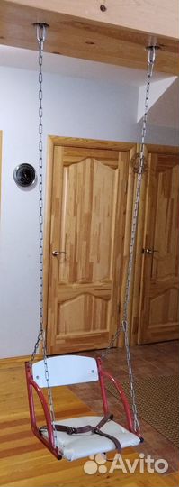 Качели детские подвесные на цепях