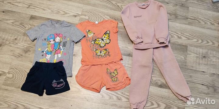 Пакет вещей для девочки 116 122 128