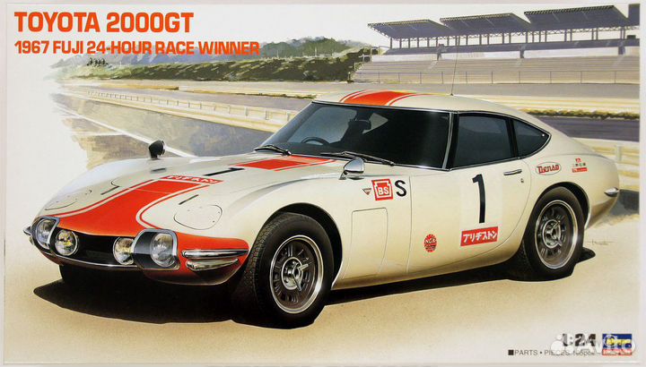 Toyota 2000GT (модель авто, моделька) 1:24 Japan