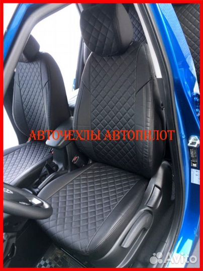 Чехлы Автопилот Chevrolet Aveo T300 из экокожи